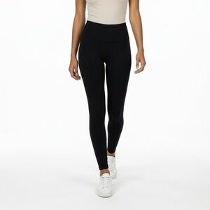 Lululemon Black Active Leggings with Signature Logo